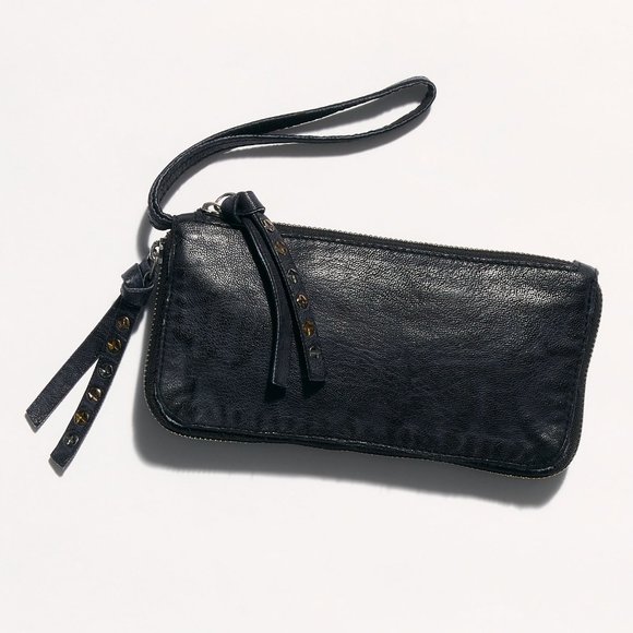 FREE PEOPLE Distressed Wallet / Black - Picture 2 of 7